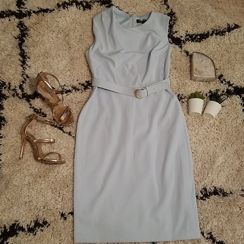 NWT DKNY light blue dress size 4